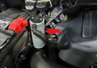 J&L Oil Separator Co - J&L 11-19 Ford F-150 2.7L/3.5L/5.0L Passenger Side Oil Separator 3.0 Cannister Extension - Clear - Image 2
