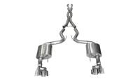 CORSA Performance - Corsa 2018-2023 Ford Mustang V8 5.0L 3in Cat-Back Dual Rear Exit w/ 4in Polished Pro-Series Tips - Image 1