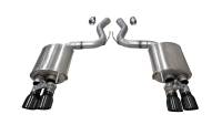 CORSA Performance - Corsa 2018-2023 Ford Mustang GT Fastback 5.0L 3in Sport Axle-Back Exhaust w/ 4in Black Tips - Image 1