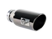 aFe Power (Advanced FLOW Engineering) - aFe MACHForce XP Exhausts Tips SS-304 EXH Tip 4In x 6Out x 15L Bolt-On (blk chrome) - Image 2