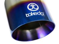 aFe Power (Advanced FLOW Engineering) - aFe Takeda 304 Stainless Steel Clamp-On Exhaust Tip 2.5in Inlet / 4in Outlet - Blue Flame - Image 5