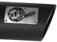 aFe Power (Advanced FLOW Engineering) - aFe Diesel Exhaust Tip Black- 4 in In x 5 out X 12 in Long Bolt On (Right) - Image 4