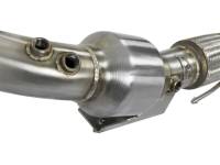 aFe Power (Advanced FLOW Engineering) - aFe Twisted Steel 3in. 304 SS Catted Series Downpipe 16-18 Ford Focus RS I4-2.3L (t) - Image 3