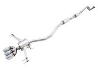 AWE 2017+ Honda Civic Type R Touring Edition Exhaust w/Front & Mid Pipes - Chrome Silver Tips