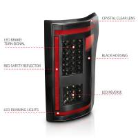 ANZO Headlights, Tail Lights and More  - ANZO 15-17 Ford F-150 LED Taillights Black w/ Sequential - Image 2