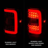 ANZO Headlights, Tail Lights and More  - ANZO 2001-2011 Ford  Ranger LED Tail Lights w/ Light Bar Chrome Housing Clear Lens - Image 2