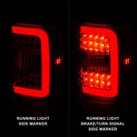 ANZO Headlights, Tail Lights and More  - ANZO 2001-2011 Ford  Ranger LED Tail Lights w/ Light Bar Chrome Housing Red/Clear Lens - Image 2