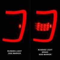 ANZO Headlights, Tail Lights and More  - ANZO 1999-2004 Jeep Grand Cherokee LED Tail Lights w/ Light Bar Black Housing Smoke Lens - Image 2
