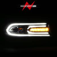ANZO 2015-2018 Dodge Charger Projector Headlights Plank Style Black - Image 2