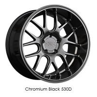 XXR Wheels Rim 530D 18x9 5x114.3 ET35 73.1CB Chromium Black
