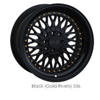 XXR Wheel Rim 536 16X8 4x100/4x114.3 ET20 73.1CB Black