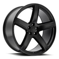 FR 77 - Dodge Hellcat HC2 Replica Wheel 22x9.5 5x115 ET18 71.5CB Satin Black
