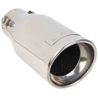 DC Sports - DC Sports Polished Stainless Universal Bolt On Exhaust Slant Cut Tip 2.25" Inlet 3.75" Outlet - Image 1