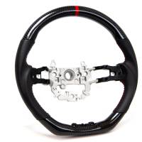 PRL Motorsports - PRL Steering Wheel 2022 Civic Carbon and Leather Red - Image 1
