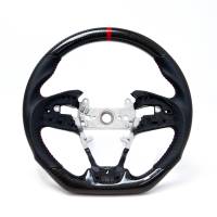 PRL Motorsports - PRL Steering Wheel 2016-2021 Civic Carbon and Leather Red - Image 2