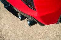 CORSA Performance - Corsa 2020-2025 Chevrolet Corvette C8 RWD 3in Valved Cat-Back w/ 4.5in Carbon Fiber Polished Tips - Image 2