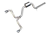AWE VW MK7 GTI Track Edition Exhaust - Chrome Silver Tips