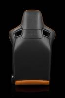 BRAUM RACING SEATS & MORE - BRAUM Racing Elite-X Series Sport Seats - British Tan Leatherette (Black Stitching) - Pair - Image 4