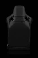 BRAUM RACING SEATS & MORE - BRAUM Racing Elite-R Series Sport Seats - Black Leatherette (Red Stitching / Red Piping) - Pair - Image 4