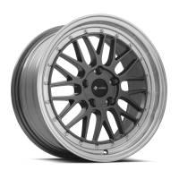 Vors Wheels Rim VR8 17x8 4x114.3 ET35 73.1CB Hyper Black Machined Lip