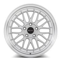 Vors Wheels - Vors Wheels Rim VR8 17x8 4x108 ET35 73.1CB Silver Machined Lip - Image 2