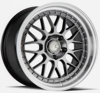 Aodhan Wheels Rim AH02 19x8.5 5x112 66.6CB ET32 Hyper Black w/ Machined Lip