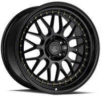 Aodhan Wheels Rim AH02 19x8.5 5x112 66.6CB ET32 Gloss Black ( Gold Rivet)