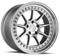 Aodhan Wheels Rim DS-X 19x11 5x114.3 73.1CB ET22 Silver w/Machined Face