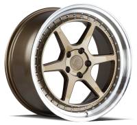 Aodhan Wheels Rim DS09 19x9.5 5x114.3 73.1CB ET22 Bronze w/Machined Lip