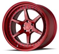 AodHan Wheels - Aodhan Wheels Rim DS09 19x11 5x114.3 73.1CB ET22 Candy Red w/ (Chrome Rivets) - Image 3