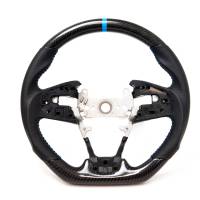 PRL Motorsports - PRL Steering Wheel 2016-2021 Civic Carbon and Leather Blue - Image 2