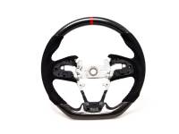 PRL Motorsports - PRL Steering Wheel 2016-2021 Civic Carbon and Suede Red - Image 2