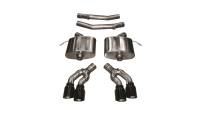 Corsa 2016-2019 Cadillac CTS V 6.2L V8 2.75in Black Xtreme Axle-Back Exhaust