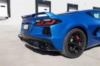 CORSA Performance - Corsa 20-25 Corvette C8 3in Valved Cat-Back 4.5in Blk Quad Tips Fits Factory Perf Exhaust DeletesAFM - Image 2