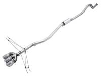 AWE 2016+ Honda Civic Si Track Edition Exhaust w/Front Pipe & Triple Chrome Silver Tips