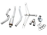 AWE Tuning - AWE 2016+ Honda Civic Si Track Edition Exhaust w/Front Pipe & Dual Chrome Silver Tips - Image 8