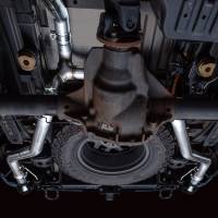 AWE Tuning - AWE 2021+ Ford F-150 Tremor (w/ Bumper Cutouts) 0FG Non-Resonated Catback -Diamond Black Tips - Image 7