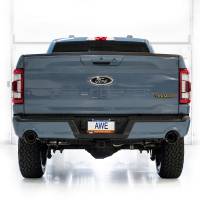 AWE Tuning - AWE 2021+ Ford F-150 Tremor (w/ Bumper Cutouts) 0FG Non-Resonated Catback -Diamond Black Tips - Image 10