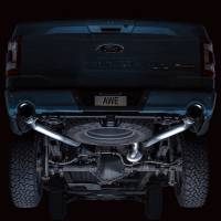 AWE Tuning - AWE 2021+ Ford F-150 Tremor (w/ Bumper Cutouts) 0FG Non-Resonated Catback -Diamond Black Tips - Image 12