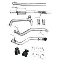 AWE Tuning - AWE 2021+ Ford F-150 Tremor (w/ Bumper Cutouts) 0FG Non-Resonated Catback -Diamond Black Tips - Image 18