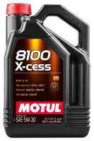Motul - Motul Synthetic Engine Oil 8100 5W30 X-CESS 5L - Case of 4 - Image 1