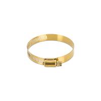Mishimoto - Mishimoto High-Torque Worm Gear Clamp 0.55in.-0.1.06in. (14mm-27mm) - Pack of 10 - Gold - Image 1