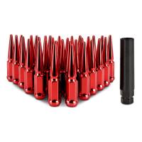 Mishimoto - Mishimoto Mishimoto Steel Spiked Lug Nuts M14 x 1.5 32pc Set Red - Image 1