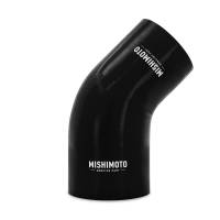 Mishimoto - Mishimoto Silicone Reducer Coupler 45 Degree 3in to 3.75in - Black - Image 1