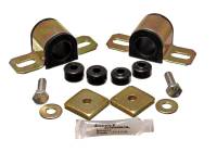 Energy Suspension - Energy Suspension 95-98 Nissan 240SX (S14) Black 27mm Front Sway Bar Frame Bushings (Sway bar end li - Image 1