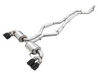 AWE 2019+ BMW M340i (G20) Resonated Touring Edition Exhaust - Quad Diamond Black Tips