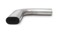 Vibrant Performance - Vibrant Performance 3.5in Oval (Nominal Size) T304 SS 90 deg Mandrel Bend 6in x 6in leg lengths - Image 1