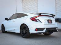 aFe Power (Advanced FLOW Engineering) - aFe Takeda 2.5in 304SS Cat-Back Exhaust System 17-20 Honda Civic SI Coupe L4-1.5L (t) - BL Flame Tip - Image 3