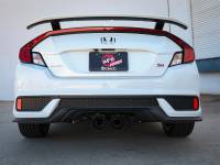 aFe Power (Advanced FLOW Engineering) - aFe Takeda 2.5in 304SS Cat-Back Exhaust System 17-20 Honda Civic SI Coupe L4-1.5L (t) - BL Flame Tip - Image 4