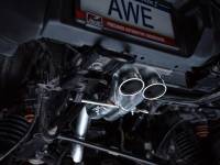 AWE Tuning - AWE 22-24 Ford Bronco Raptor 4WD Dual BashGuards Cat-Back SwitchPath Exhaust (No Tips) - Image 4
